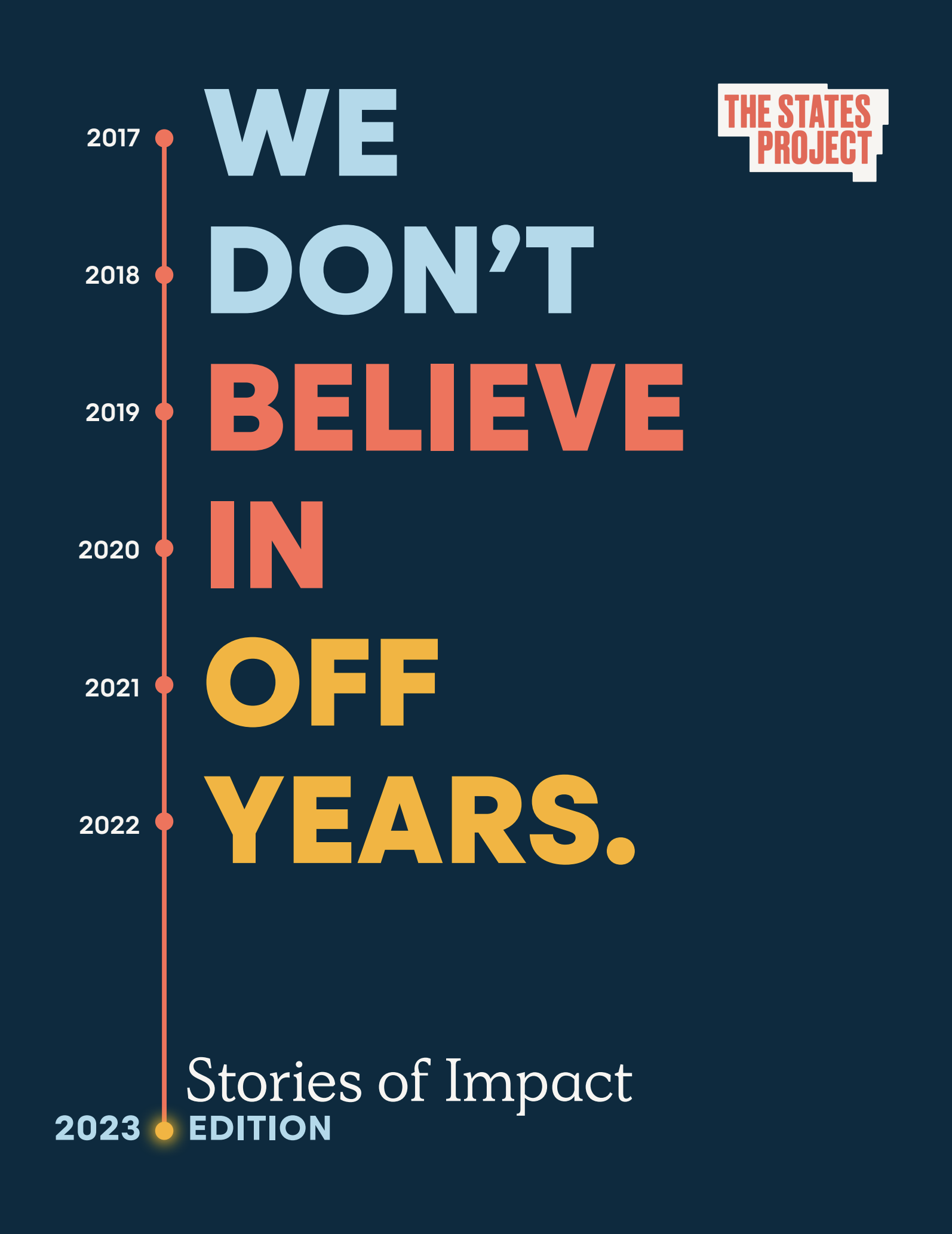 2023 Stories of Impact Report title page