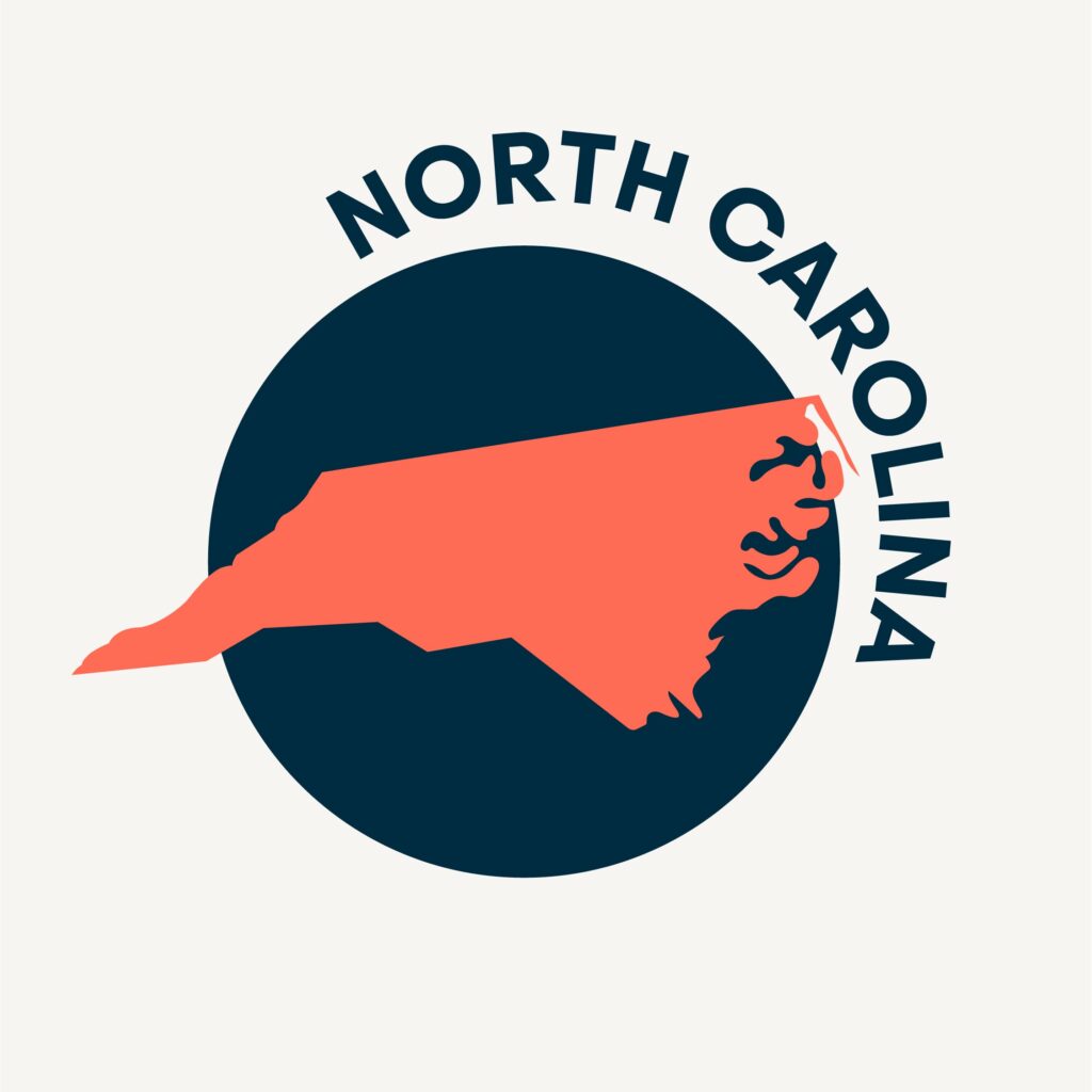 North Carolina state outline