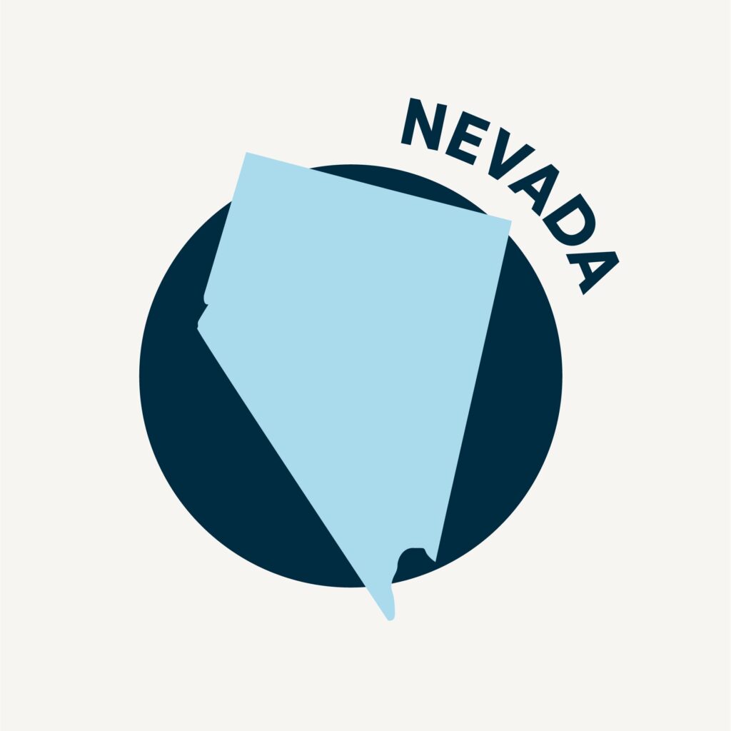 Nevada state outline