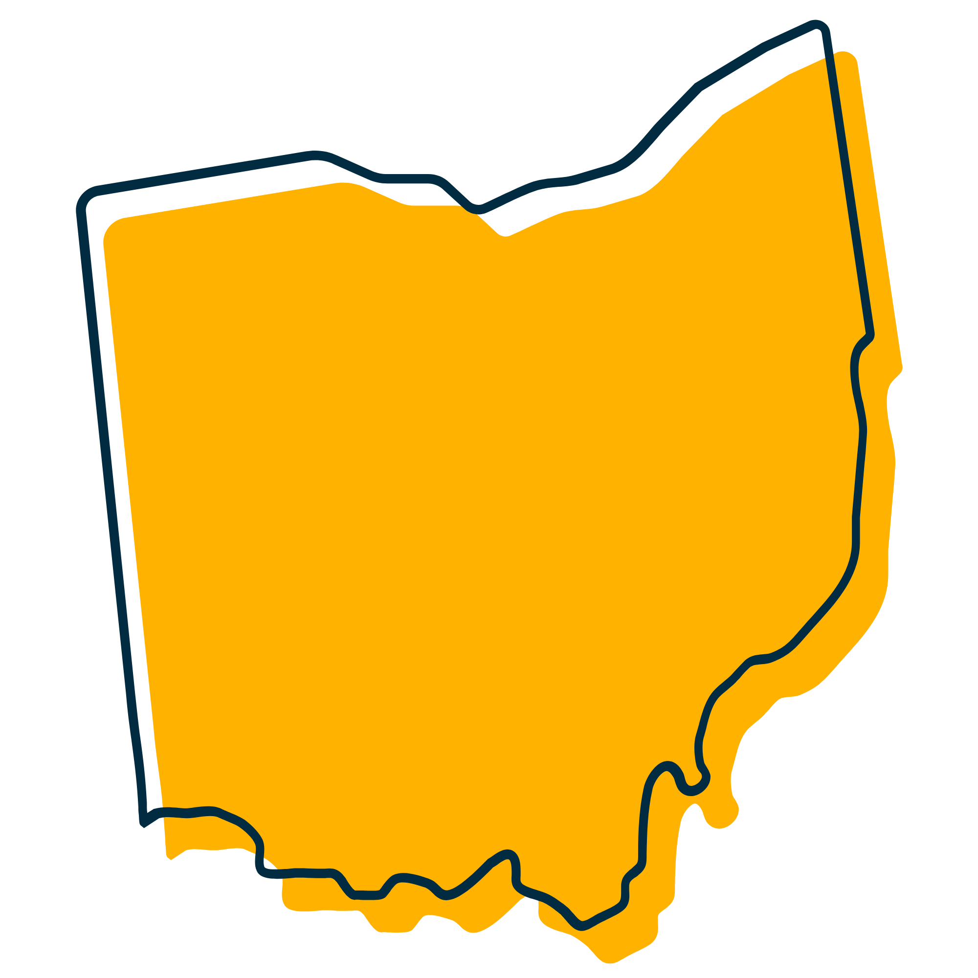 Ohio state outline